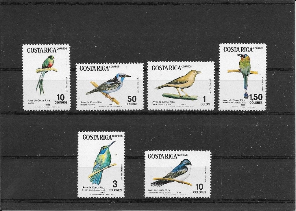 Costa Rica vogels, Ophalen of Verzenden, Postfris, Midden-Amerika