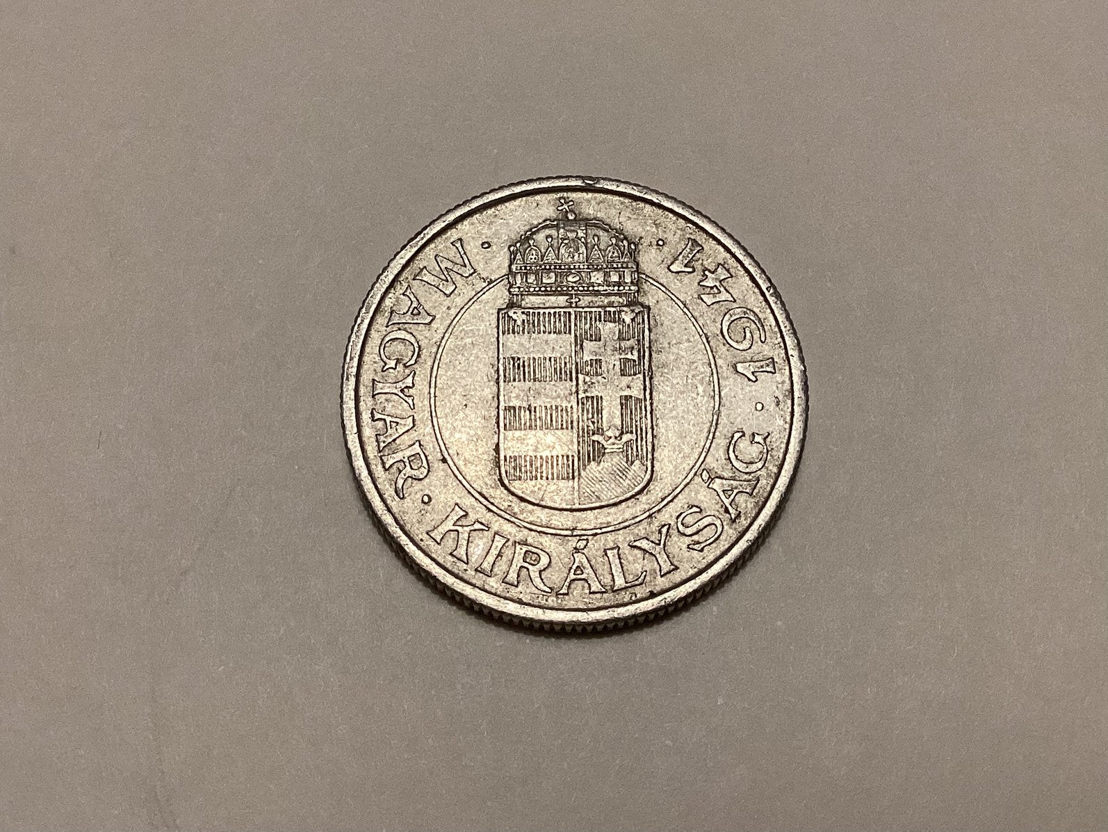 Hongarije 2 Pengo 1941, Ophalen of Verzenden, Hongarije