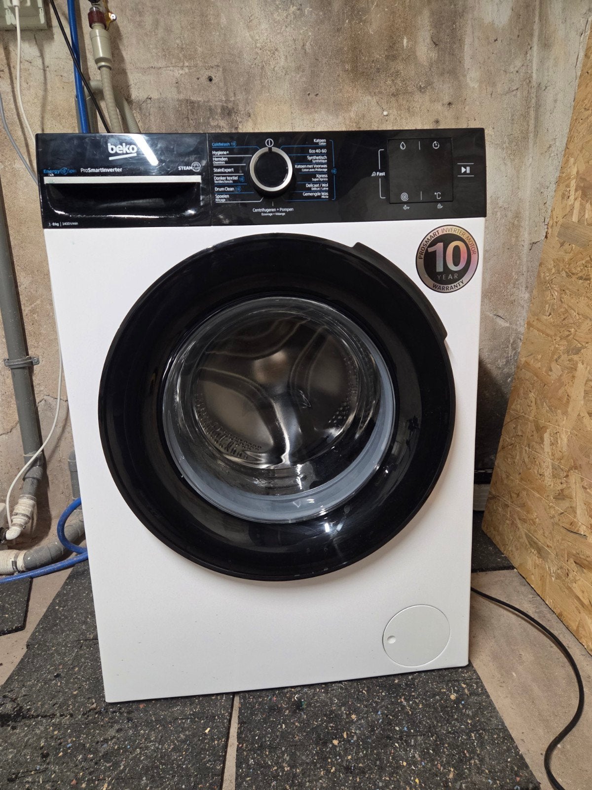 wasmachine - 7 maanden jong - 8kg -  bieden vanaf 150  Euro, Witgoed en Apparatuur, Wasmachines, Ophalen, 1200 tot 1600 toeren