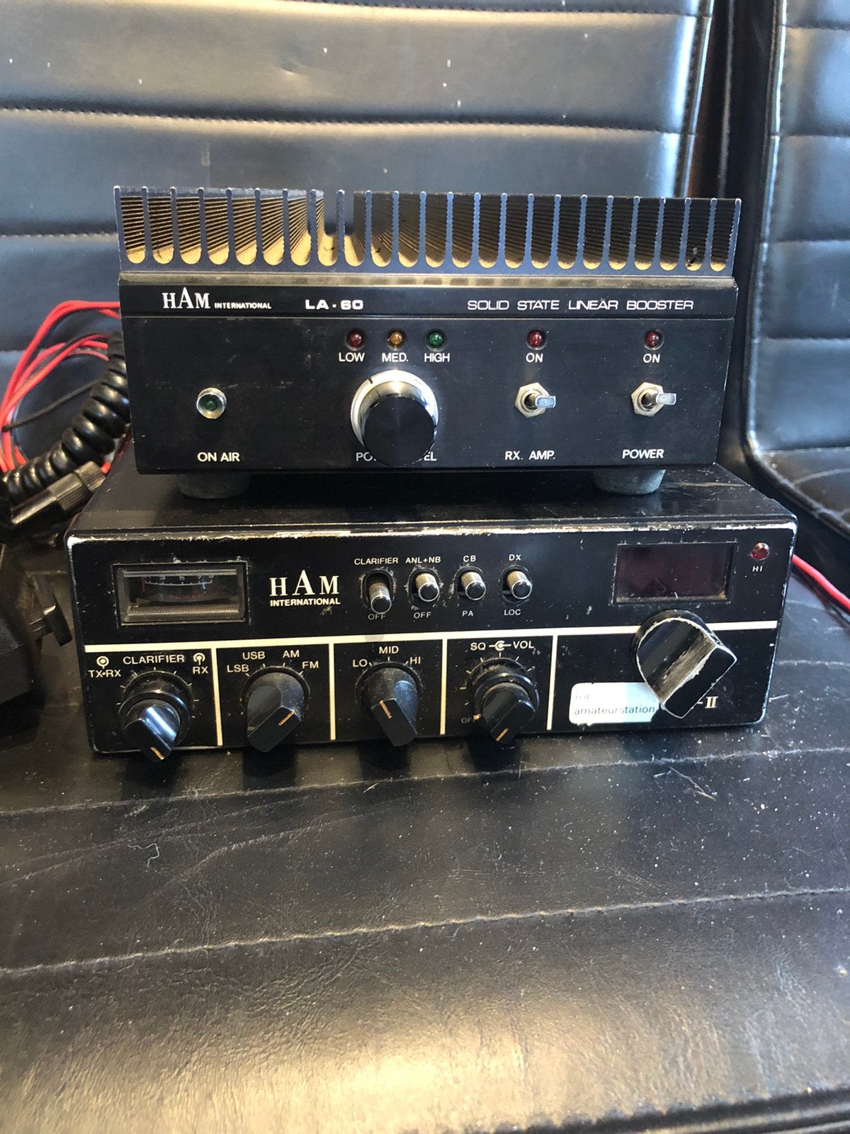 HAM Internationaal radio  ssb fm am  met LA 60 Solid State, Telecommunicatie, Ophalen of Verzenden, Gebruikt, Zender en Ontvanger