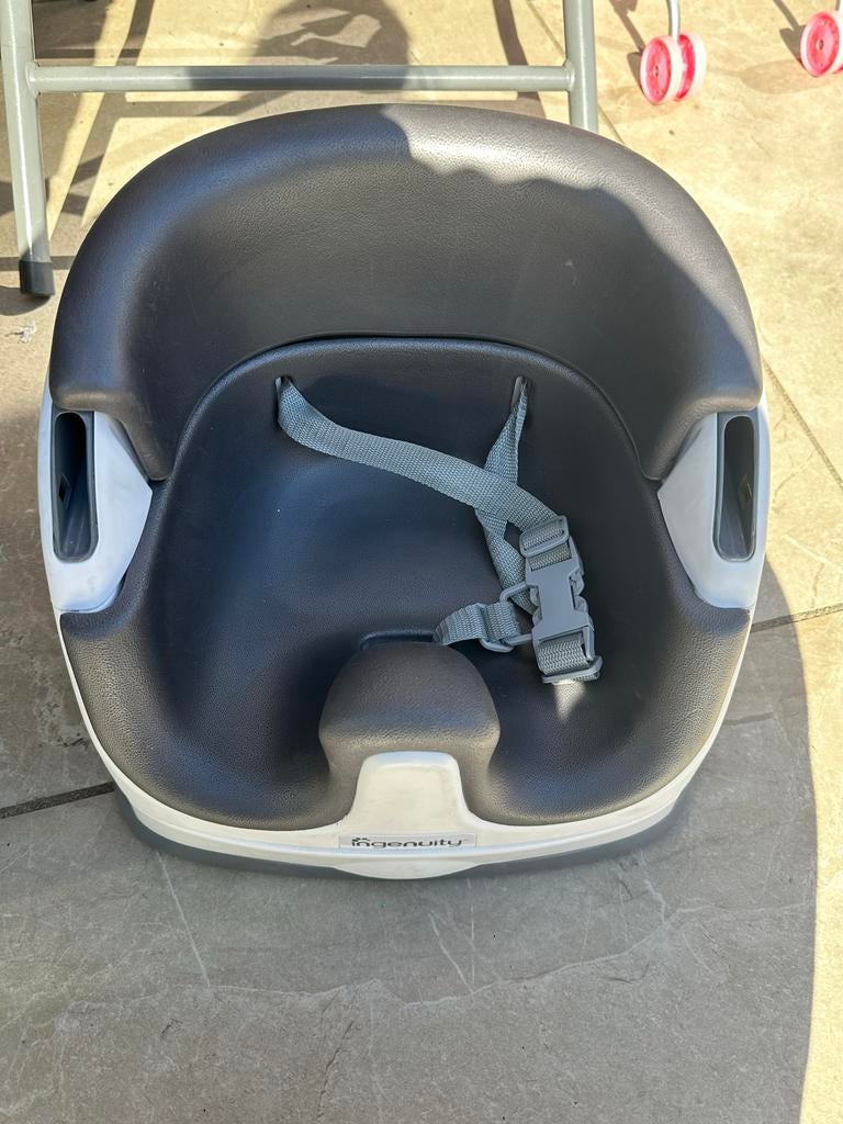 Ingenuity Baby Base 2-in-1 Stoelverhoger - Grijs, Ophalen, Gebruikt, Overige typen, Gordel(s)