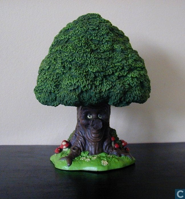 Sprookjesboom, als spaarpot Rabobank + 5 figuurtjes, Ophalen of Verzenden, Beeldje of Poppetje