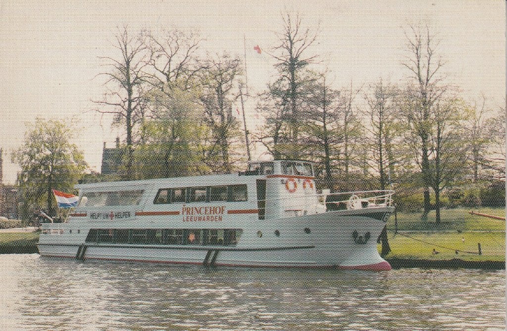 Ansichtkaart: Rondvaartboot Princehof Leeuwarden, Ophalen of Verzenden, 1980 tot heden, Ongelopen, Voertuig