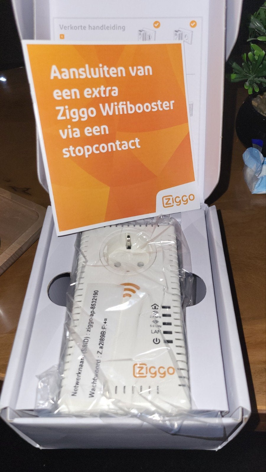 Ziggo Wifi Booster Uitbreiding PG-9072LG-ZG, Ophalen of Verzenden, Nieuw, Ziggo WiFi booster