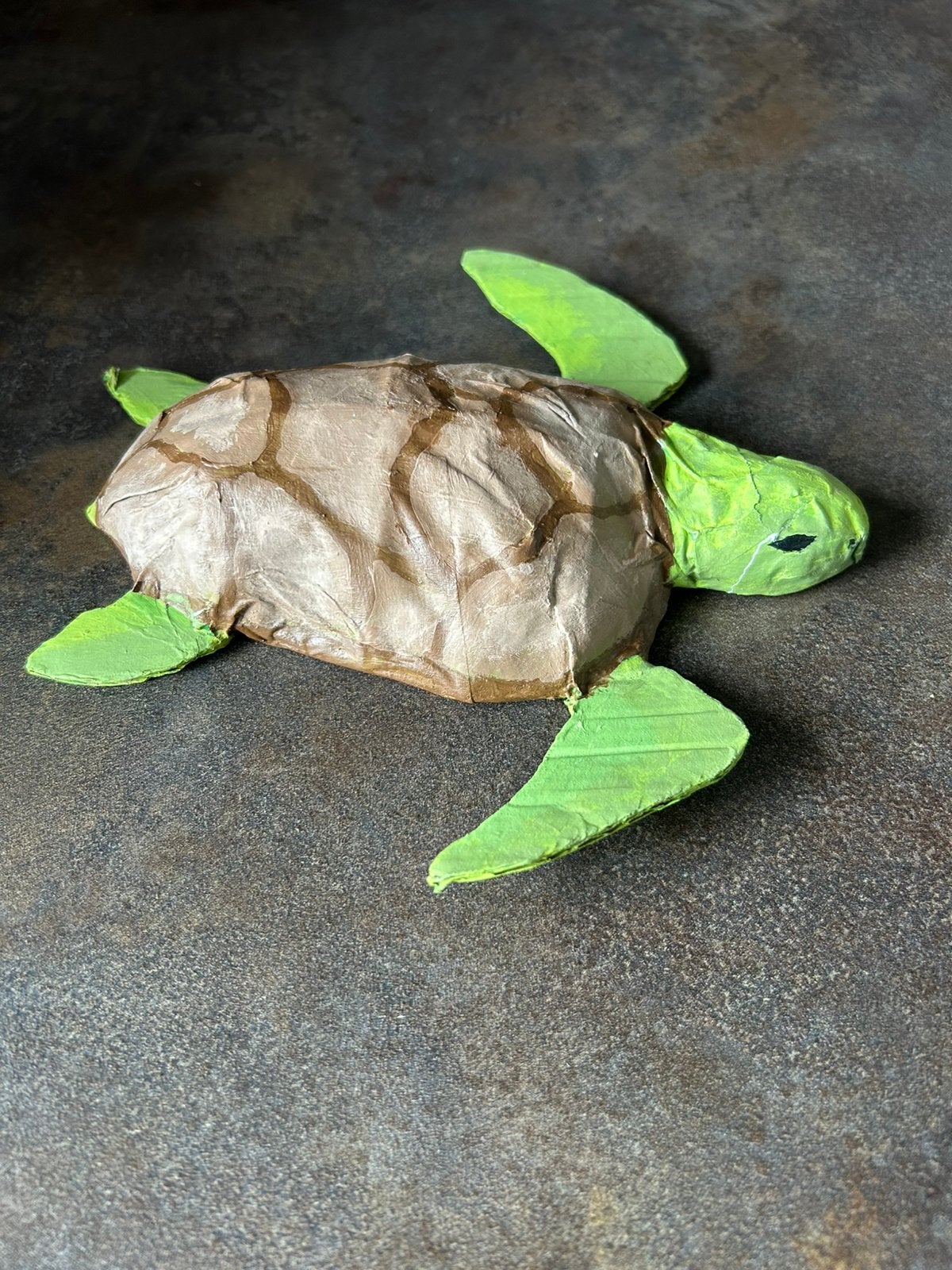 3D kartonnen schildpad, Ophalen, Nieuw, Knutselwerk