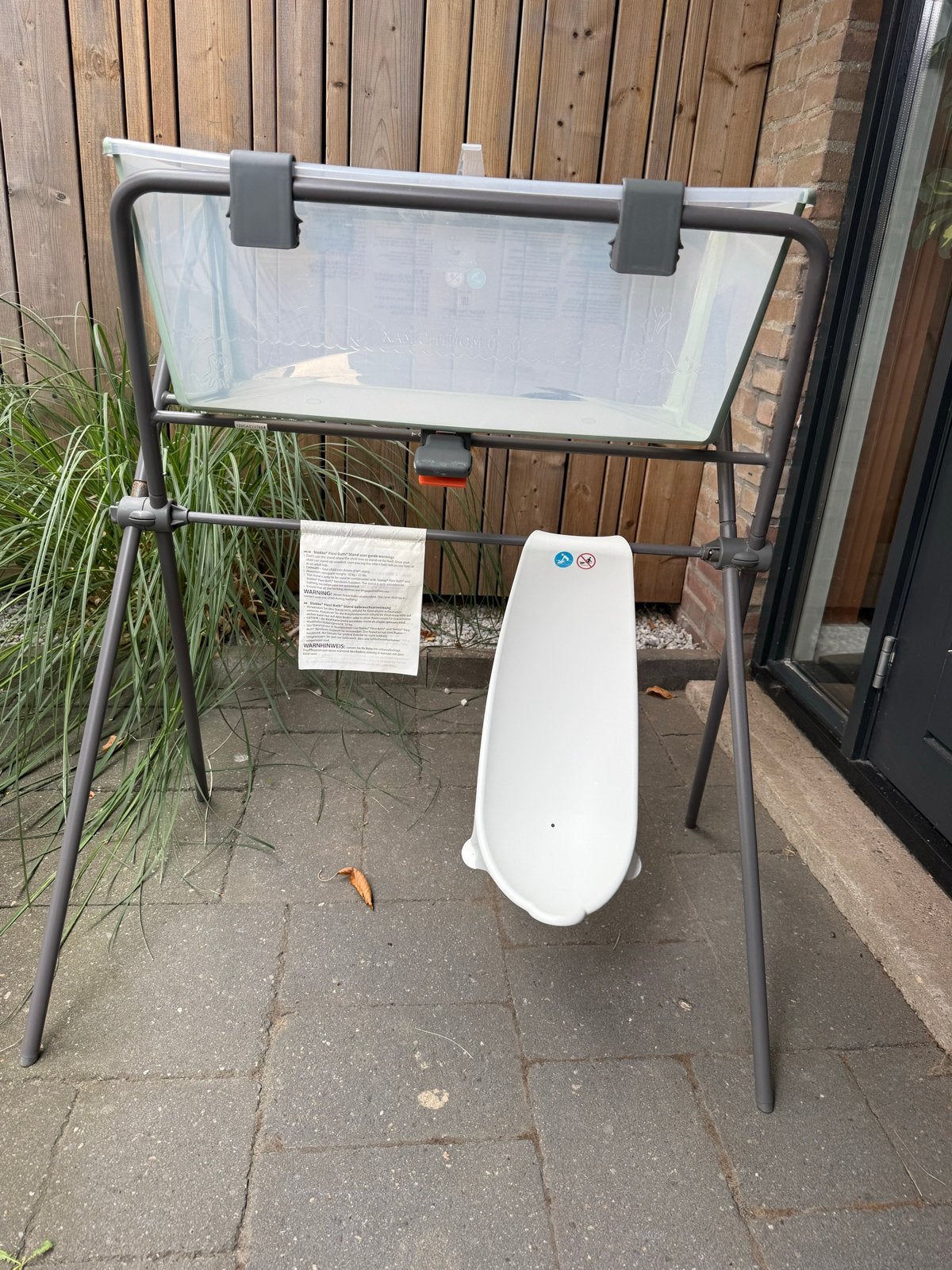 Stokke Flexi Bath opvouwbaar babybadje met standaard, Gebruikt, Badje, Standaard, Ophalen
