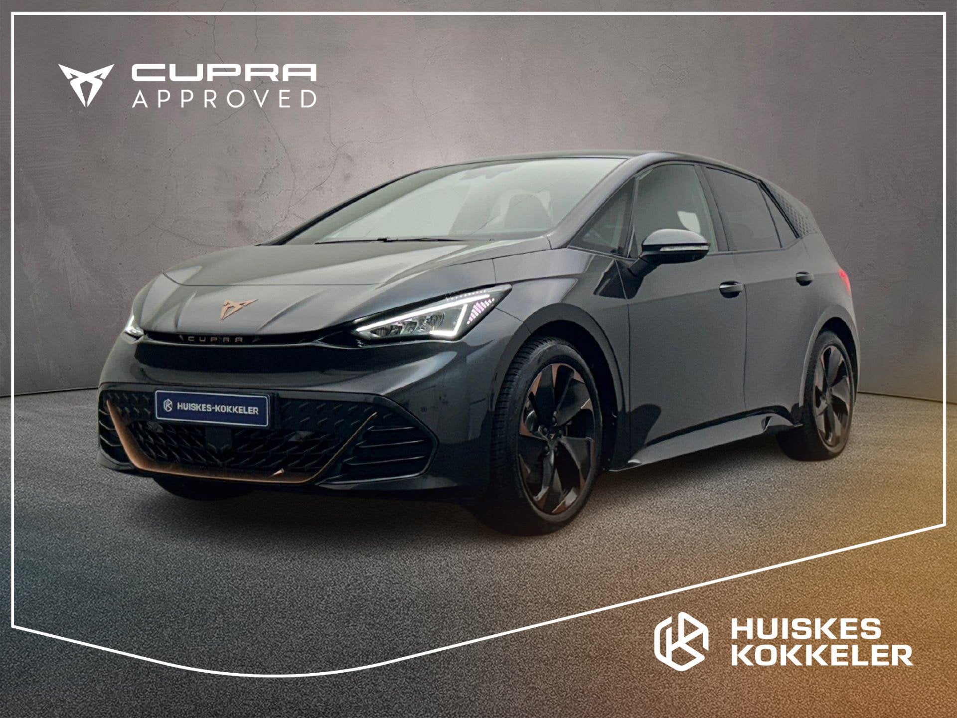 CUPRA Born Adrenaline 62 kWh 204pk Automaat, Adaptive cruise, Auto's, Automaat, 421 km, Gebruikt, Zwart