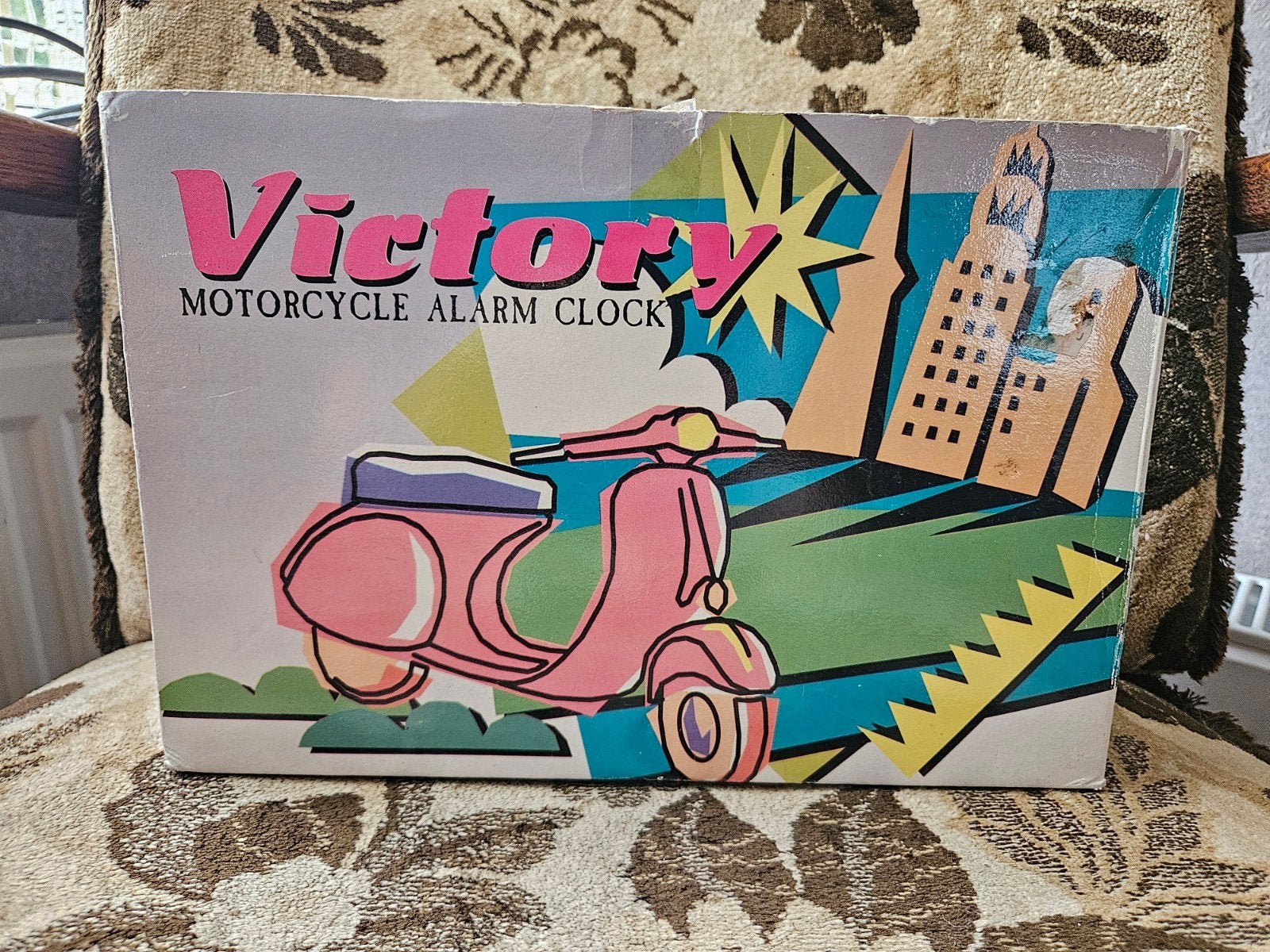 Retro Vintage Vespa Scooter Wekker "Victory" - In Originele, Ophalen, Gebruikt