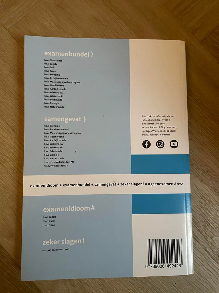 Havo Economie Samengevat Examenbundel 2022, Diversen, Notitieboeken, Ophalen of Verzenden, Zo goed als nieuw