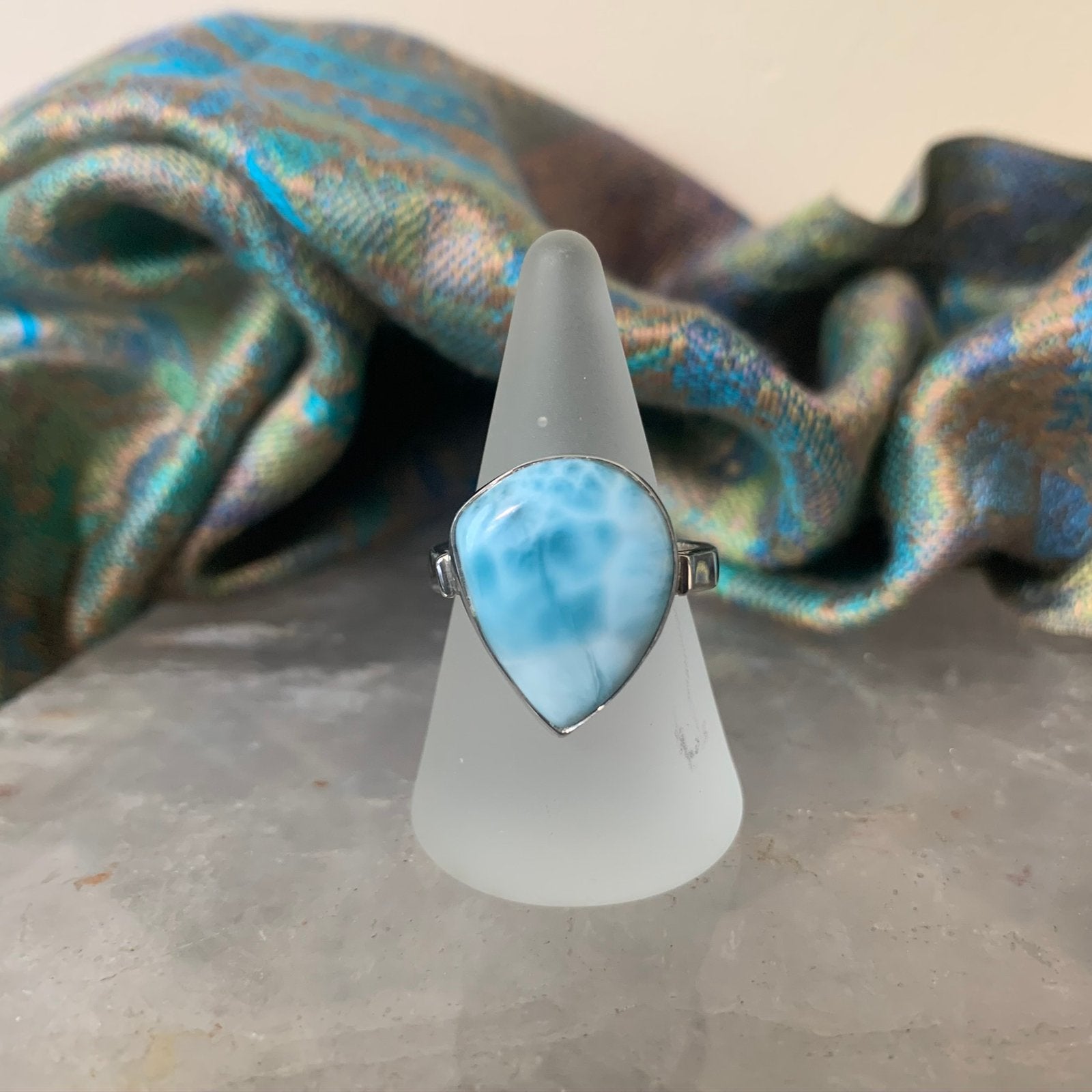 Larimar geluk beschermt magie vertrouwen uniek moed, 18 tot 19, Blauw, Magnolia11, Nieuw