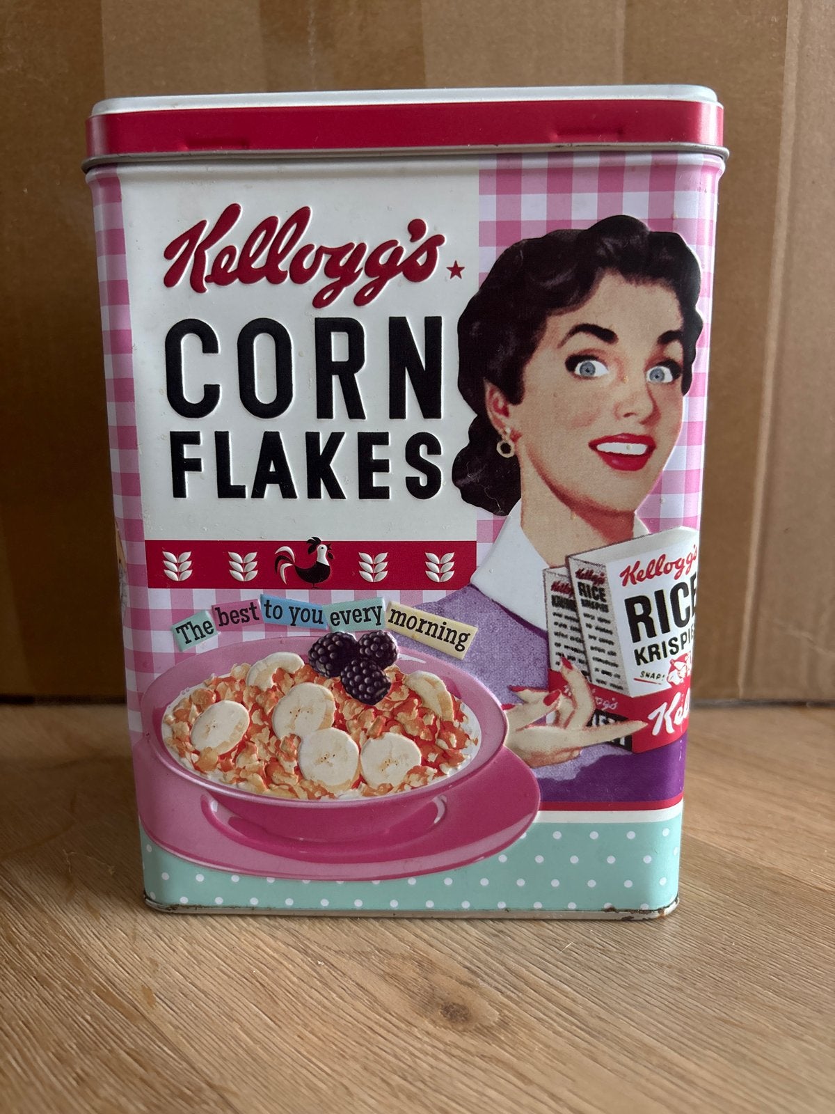 Vintage Kellogg's Corn Flakes Blikken Bus - Retro Design, Verzamelen, Ophalen of Verzenden, Gebruikt, Overige, Overige merken
