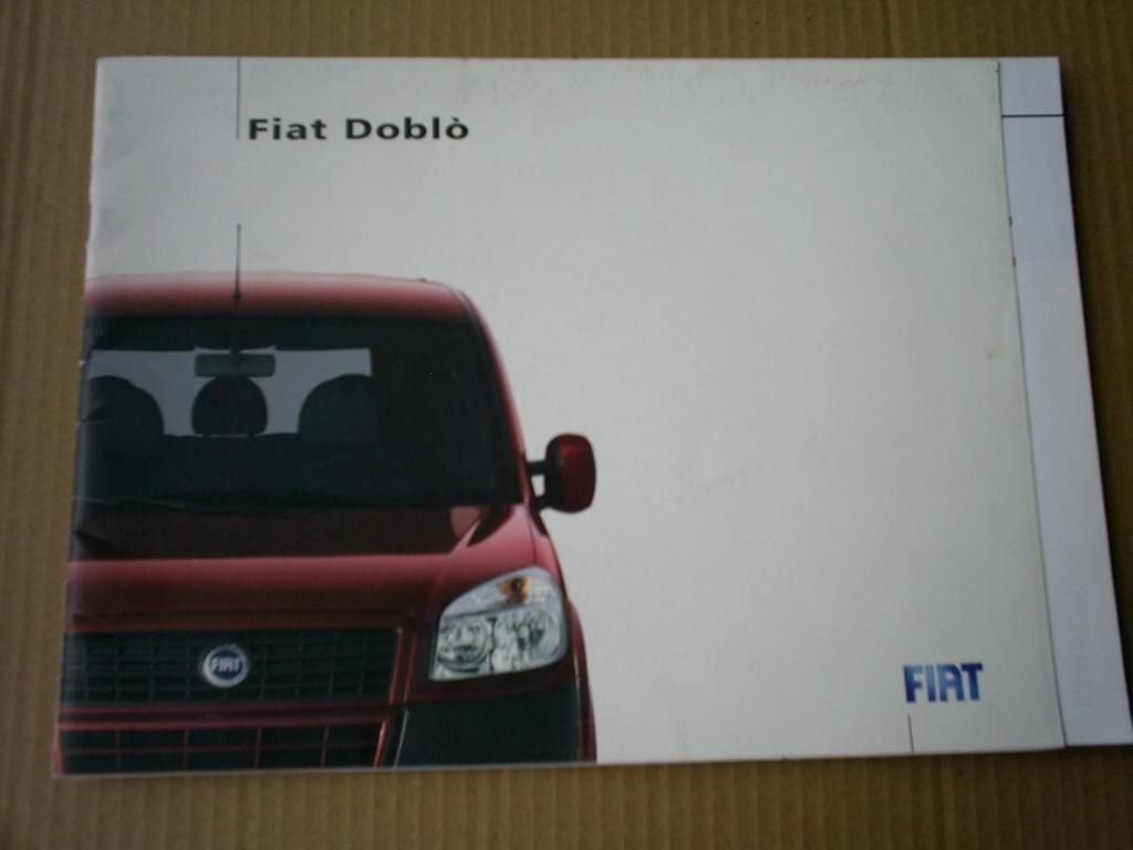 Fiat Doblo + Prijslijst 11 / 2005 24 pag., Verzenden, Zo goed als nieuw, Overige merken
