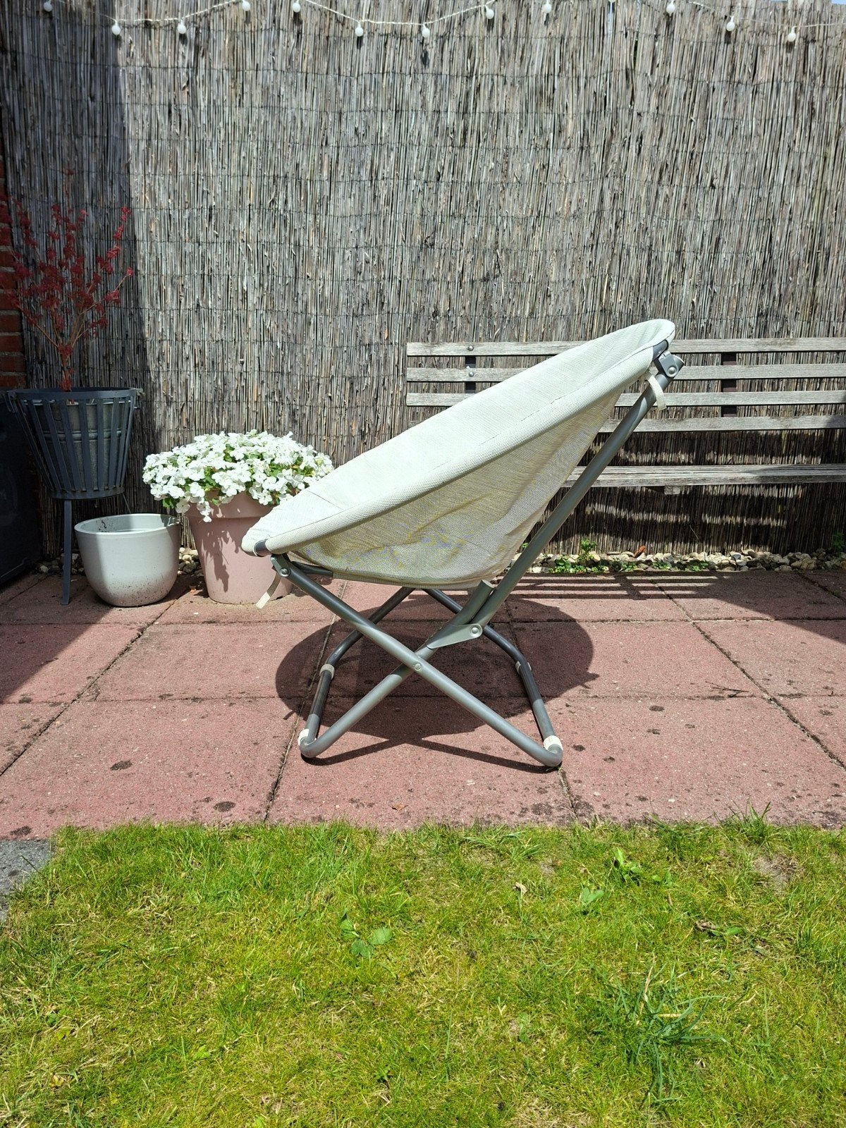 Te koop 4x satelite chairs, Ophalen, Zo goed als nieuw