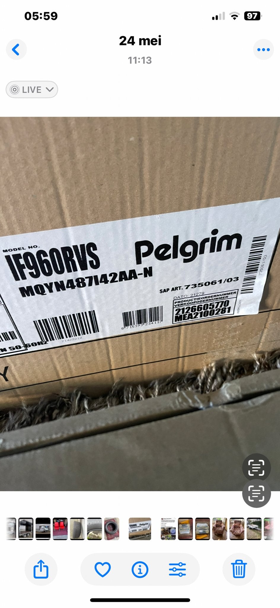Nieuw Pelgrim IF960RVS Inductie Fornuis 90 cm RVS, Witgoed en Apparatuur, Ophalen, 60 cm of meer, Nieuw, Inductie
