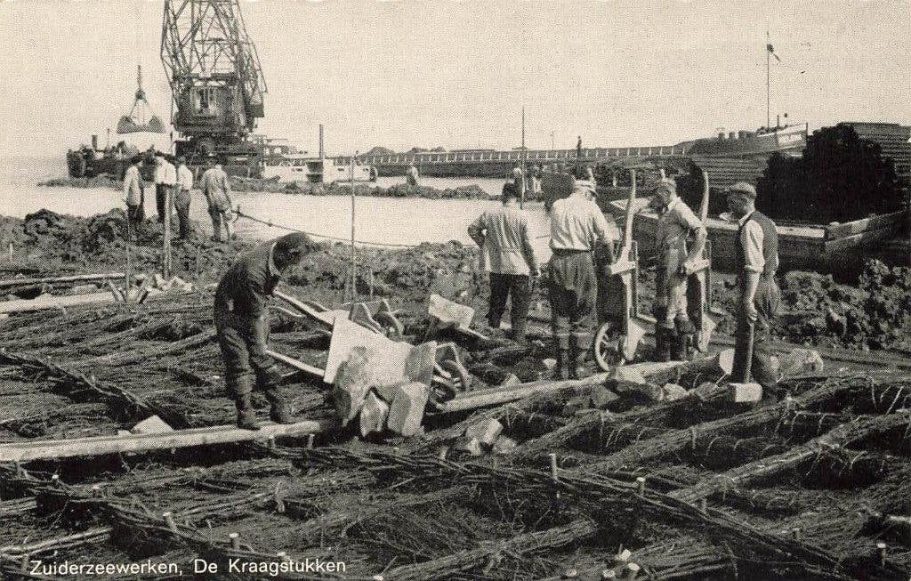 Zuiderzeewerken, De Kraagstukken, Ophalen of Verzenden, 1940 tot 1960, Ongelopen, Gelderland