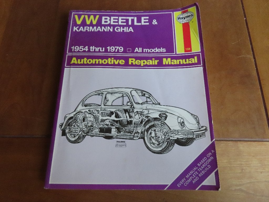 Haynes workshop manual VW Kever, VW Karmann Ghia 1954-1979, Auto diversen, Ophalen of Verzenden
