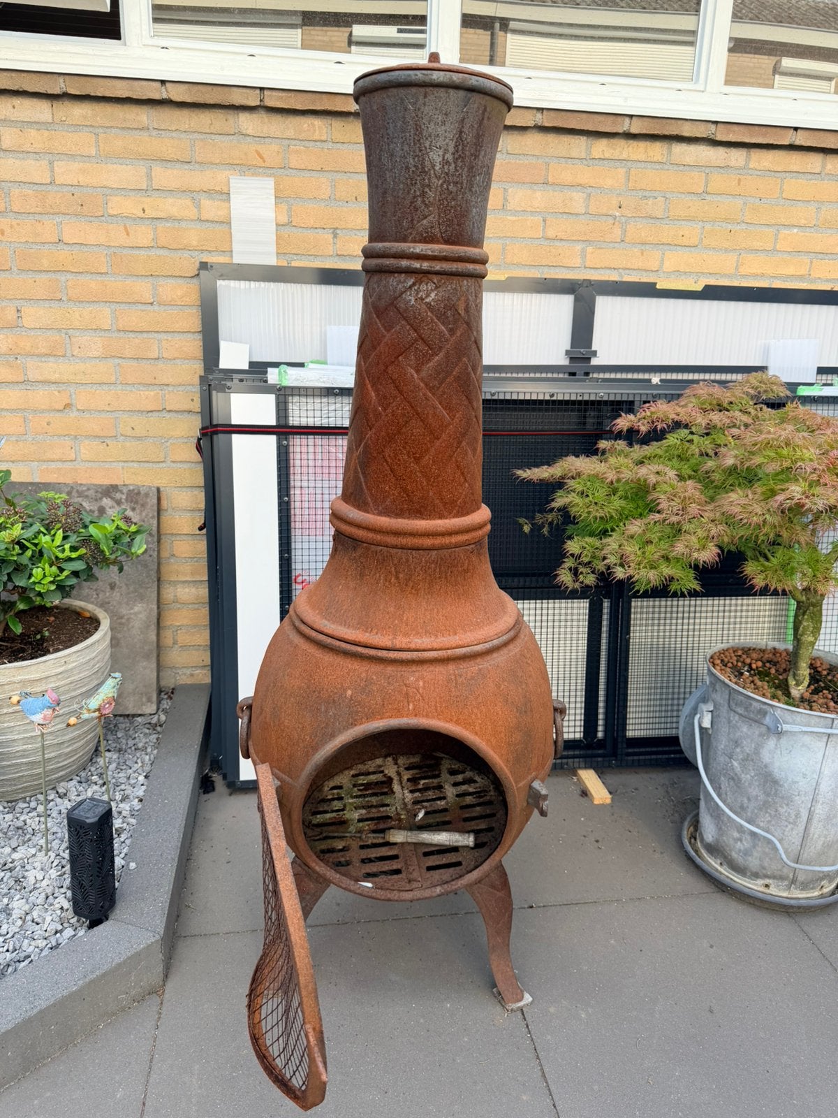 Terras haard, Ophalen, Zo goed als nieuw