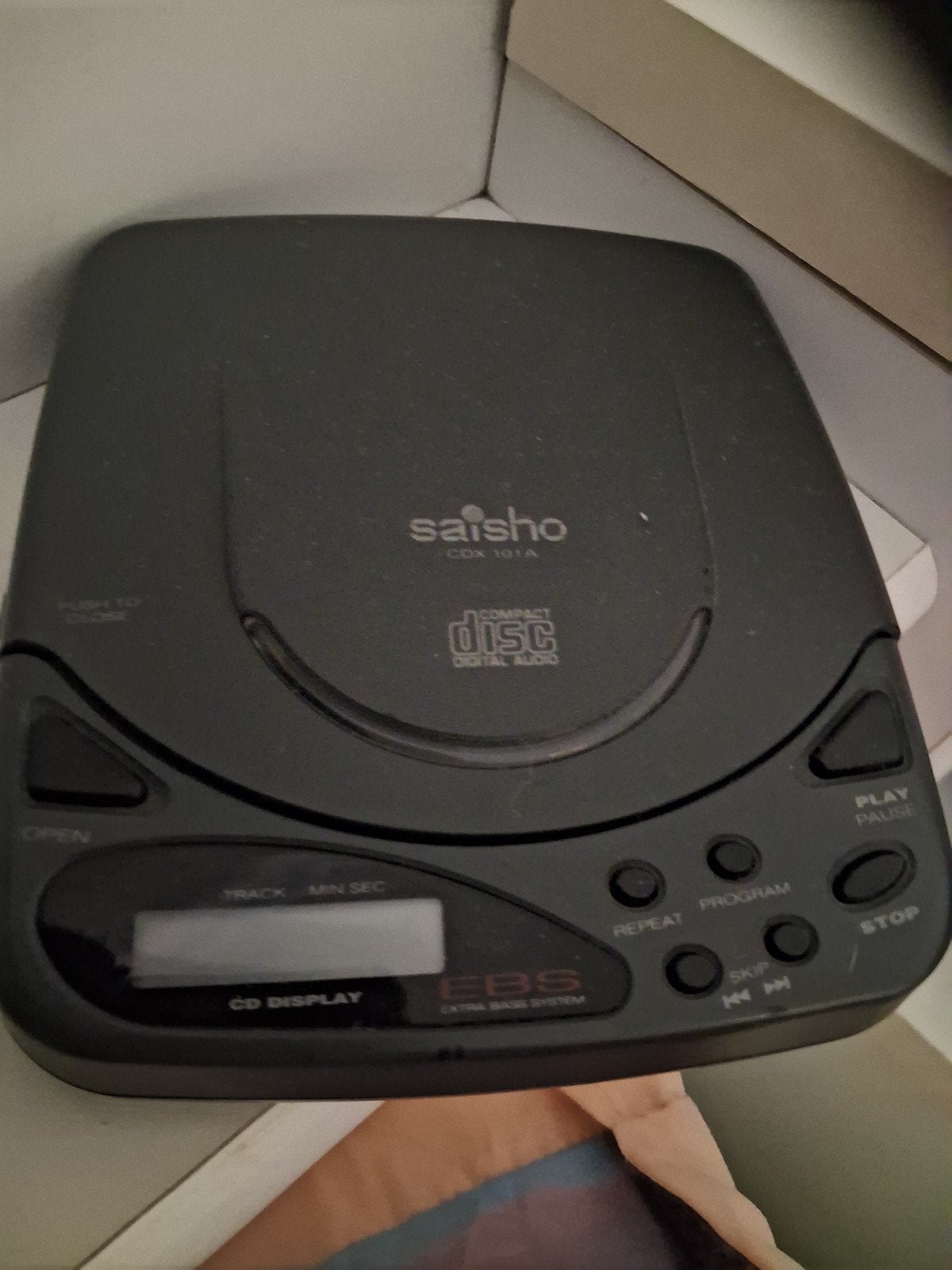 Saisho CDX 101 A Vintage Draagbare CD Speler, Ophalen of Verzenden, Gebruikt, Overige merken