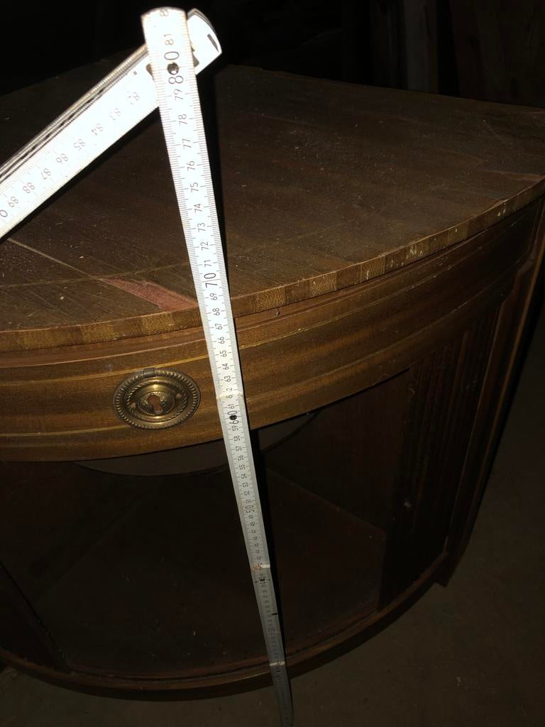 Houten hoektafel met lade, Ophalen of Verzenden