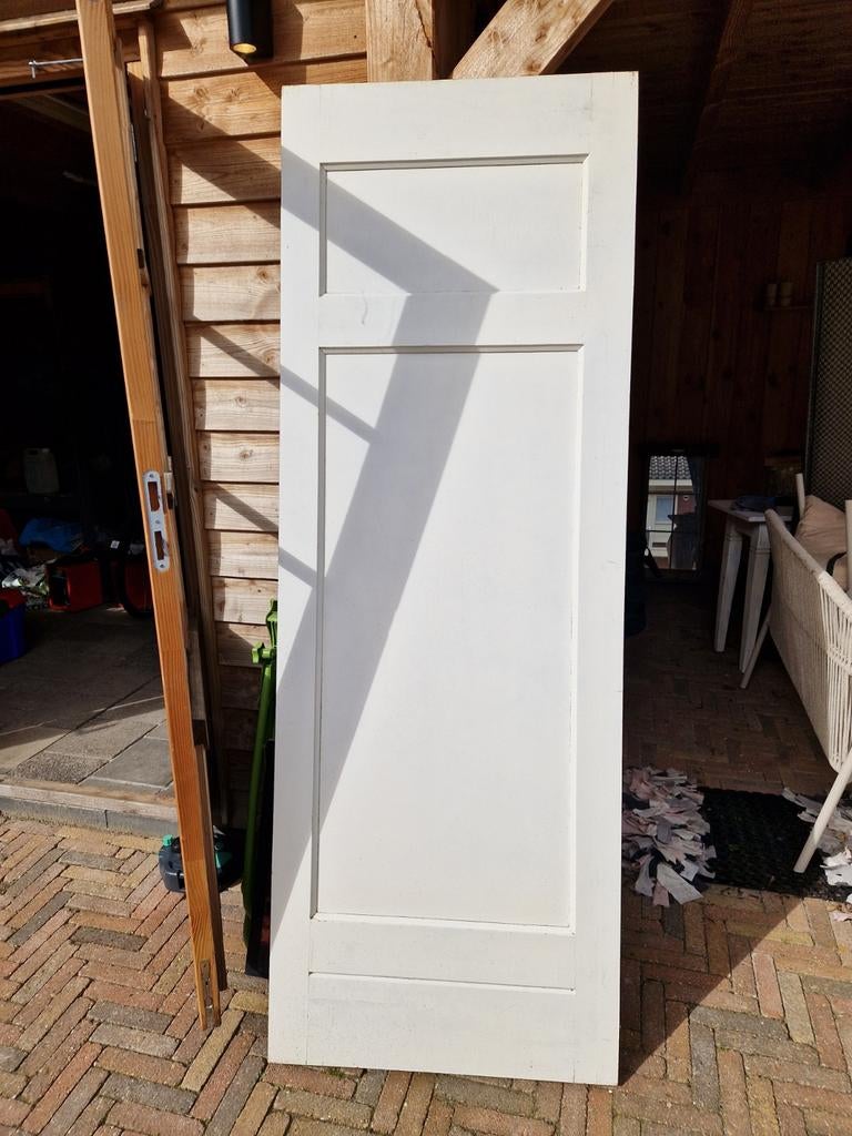 Antieke paneeldeur, ongeveer 70.5 x 1.99 m, Ophalen of Verzenden