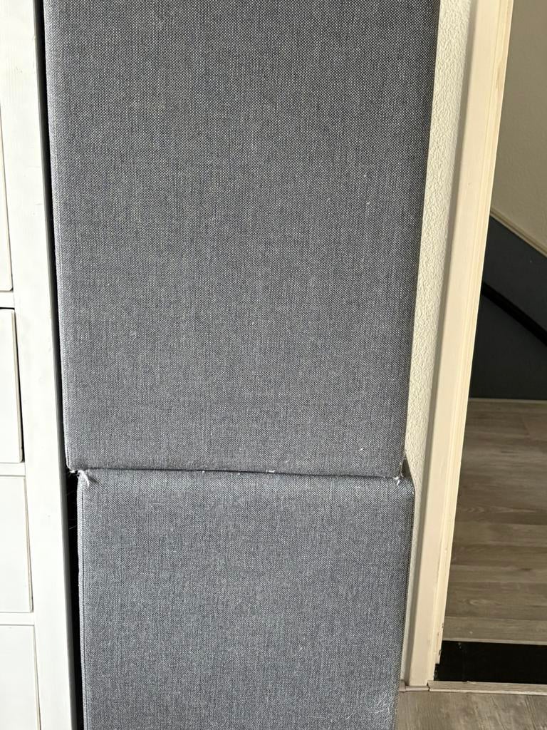 2x poef / nachtkastje voor boxspring, Huis en Inrichting, Slaapkamer | Nachtkastjes, Ophalen, Zo goed als nieuw, Minder dan 45 cm