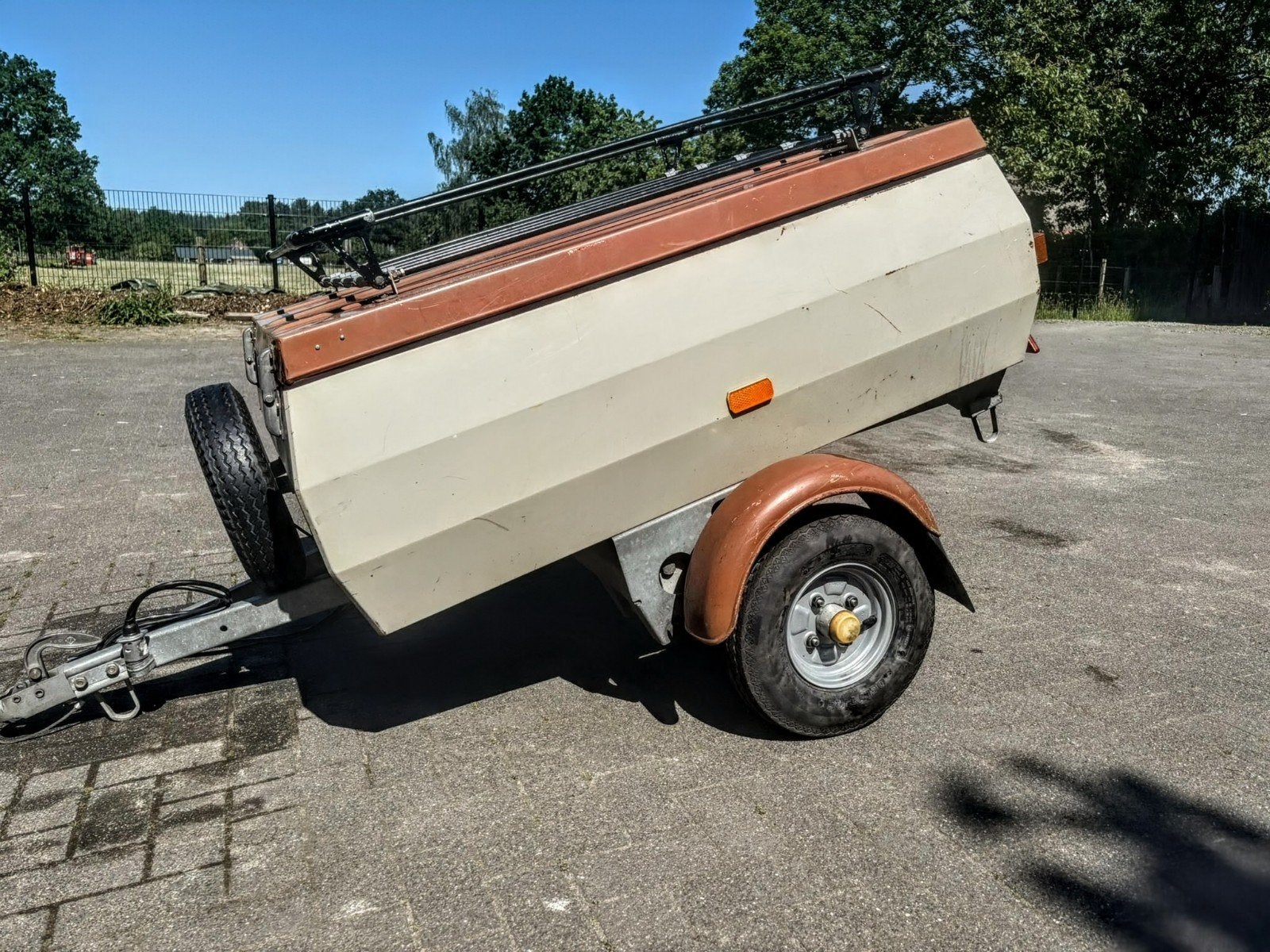 Bagagewagen vakantie aanhanger (nieuwe banden) Stema HP 400, Auto diversen, Ophalen, Zo goed als nieuw