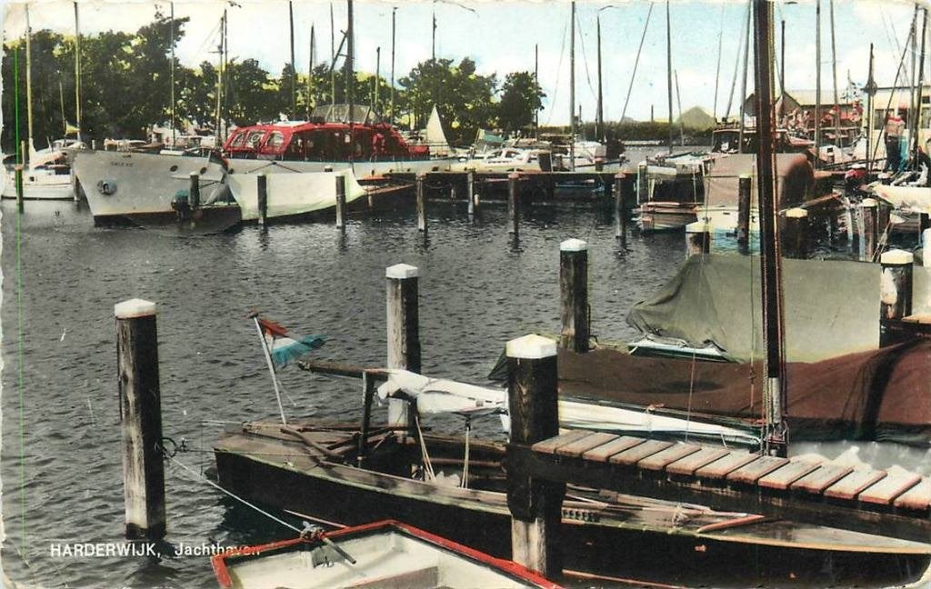 388-454-049 Harderwijk Jachthaven, Verzenden, Voor 1920, Gelderland