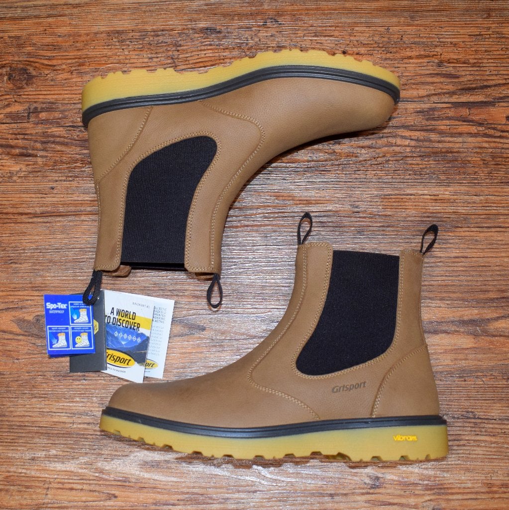 GRISPORT - leren chelsea wandelboots Castagne - maat 42, Kleding | Heren, Schoenen, Nieuw, Wandelschoenen of Bergschoenen, Bruin