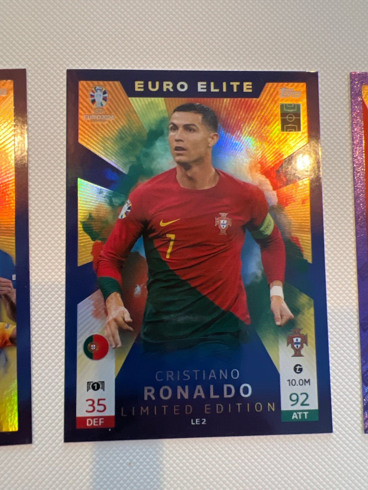 Topps Match Attax Euro 2024 Limited Edition Ronaldo kaarten, Verzamelen, Ophalen of Verzenden, Nieuw, Buitenlandse clubs, Spelerskaart