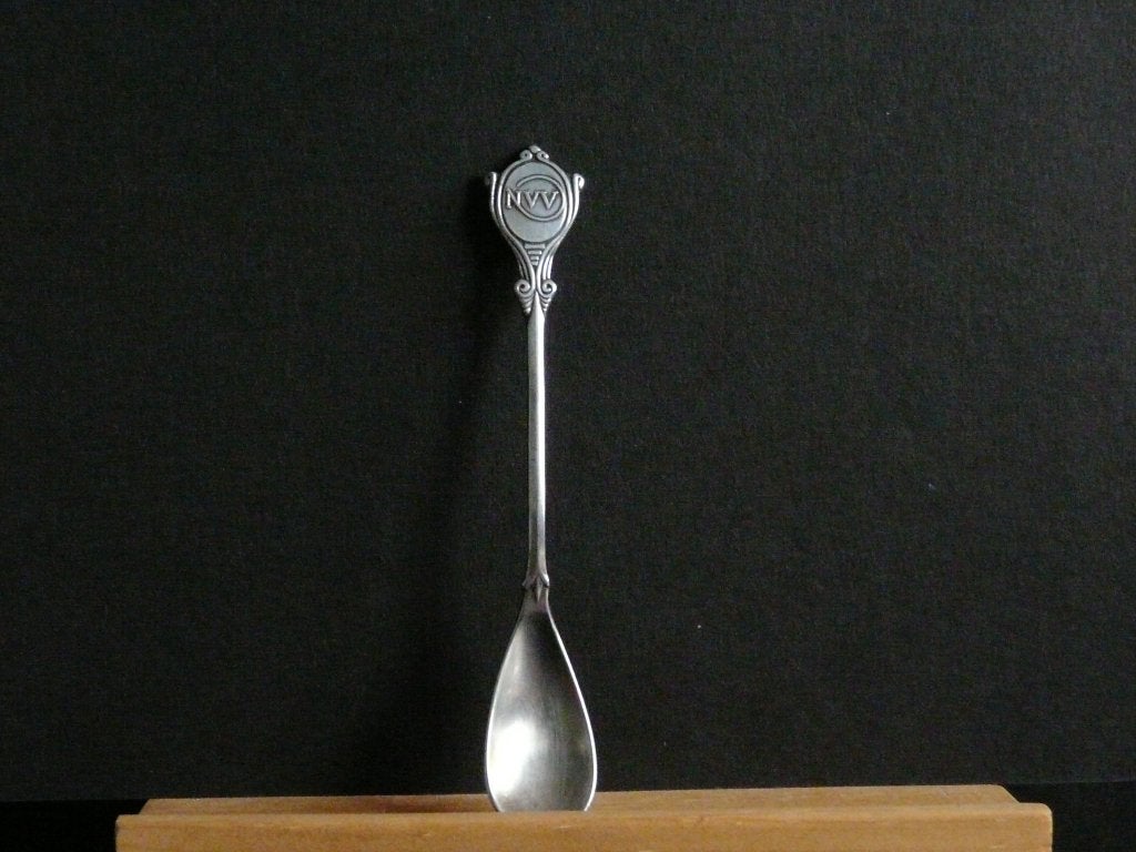Vintage - Antieke Lepel met logo NVV, Ophalen of Verzenden
