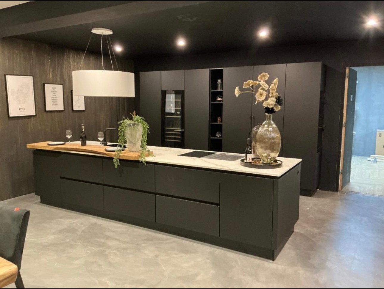 Mooie en unieke Ballerina keuken €55000,-, Huis en Inrichting, Keuken | Complete keukens, Ophalen, Zwart, Overige typen, Zo goed als nieuw