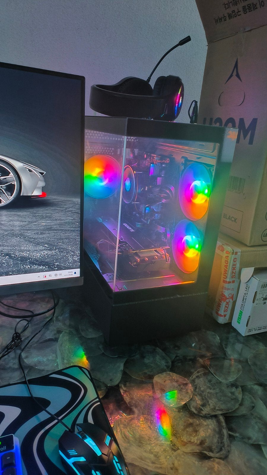 Super Game Pc i5 10500, 16gb, rtx 2060 6gb , SSD, 24" led !!, B, Refurbished, Ophalen of Verzenden, A