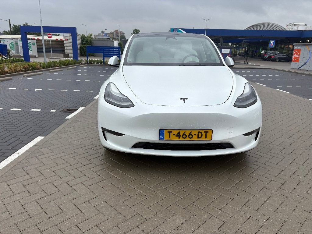 Tesla Model Y 2023 Long Range AWD 75 kWh | leder |autopilot, Auto's, 495 min, 258 pk, Wit, Origineel Nederlands