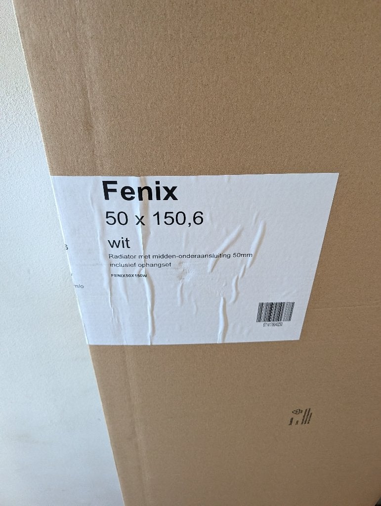 Fenix Saniselect Ferro Radiator 50x150,6 cm Wit, Ophalen, 500 tot 800 watt, Radiator, Nieuw