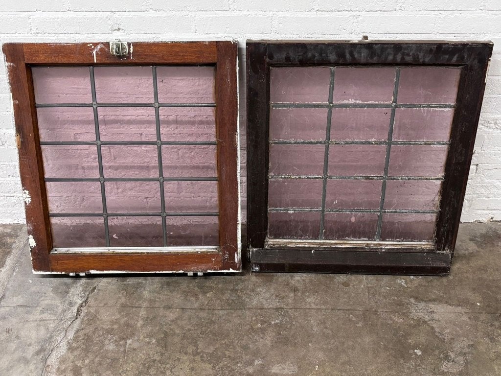 glas in lood ramen, Doe-het-zelf en Verbouw, Glas en Ramen, Ophalen, Gebruikt, Minder dan 80 cm, Glas in lood