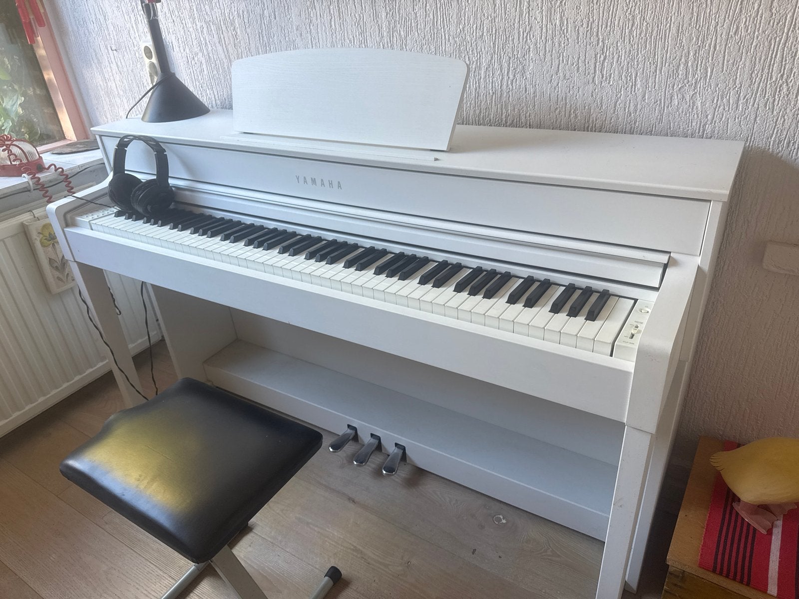 Yamaha Clavinova CLP-535 Digitaal Piano - Wit, Muziek en Instrumenten, Ophalen, Wit, Digitaal, Zo goed als nieuw