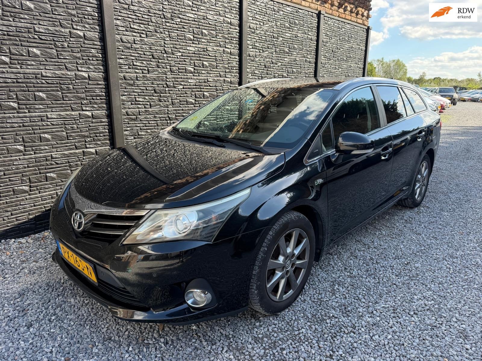 Toyota Avensis Wagon 2.2 D-CAT Dynamic Business, Auto's, Stof, Zwart, 4 cilinders, Zwart