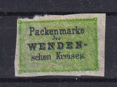 B39A) 1863 Rusland lokaal Wenden Mi 2B €500 geen garantie, Ophalen of Verzenden, Postfris