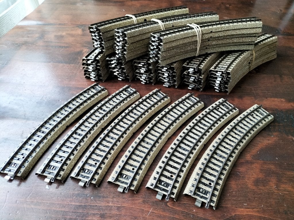 Marklin 5100 rails bocht M-rails HO, Wisselstroom, Gebruikt, Rails, Ophalen of Verzenden