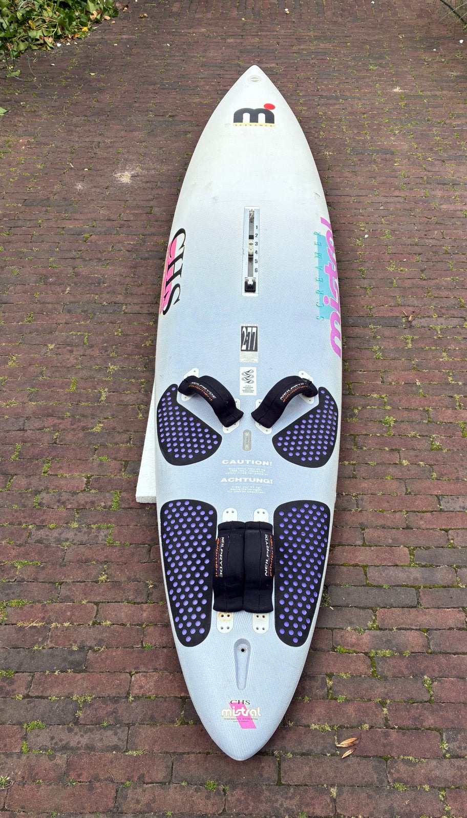 Mistral screamer, Watersport en Boten, Ophalen, Gebruikt, Plank, 250 tot 300 cm