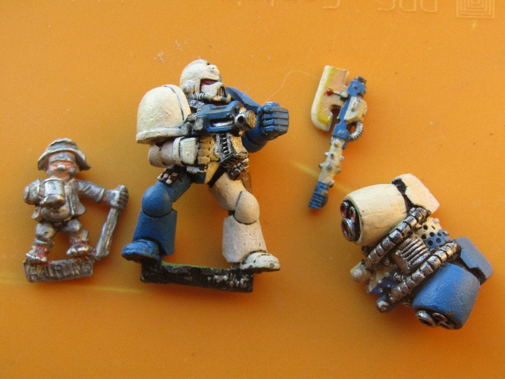 Space Marine Assault Trooper., Verzenden, Figuurtje(s), Geverfd, Warhammer 40000
