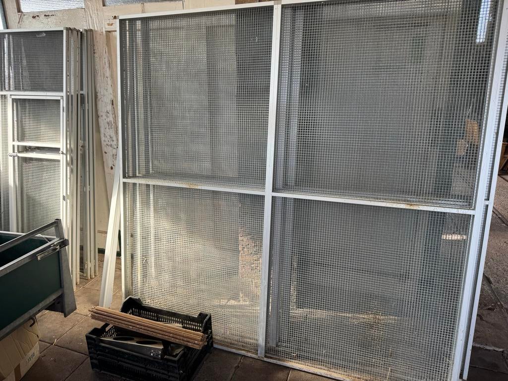 Aluminium volieres, Ophalen, Zo goed als nieuw, Kooi-accessoires