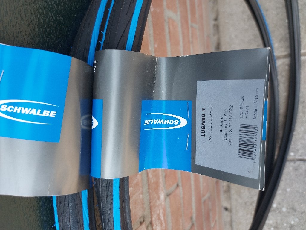 Schwalbe Lugano ll 25-622 700x25C, Fietsen en Brommers, Fietsonderdelen, Ophalen, Band, Schwalbe, Nieuw