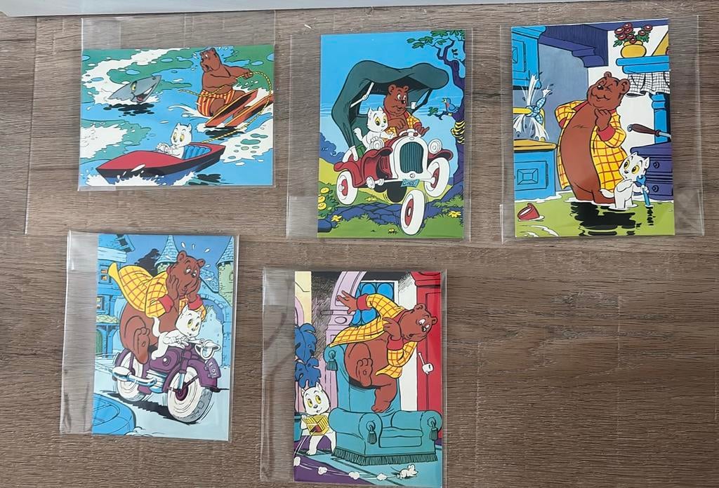 Ansichtkaarten olivier b bommel en tom poes, Verzamelen, Ophalen of Verzenden, Ongelopen