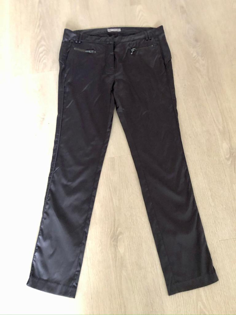 Donkerbruine Gustav pantalon - Maat 42, Kleding | Dames, Broeken en Pantalons, Bruin, Maat 42/44 (L), Ophalen of Verzenden, Lang