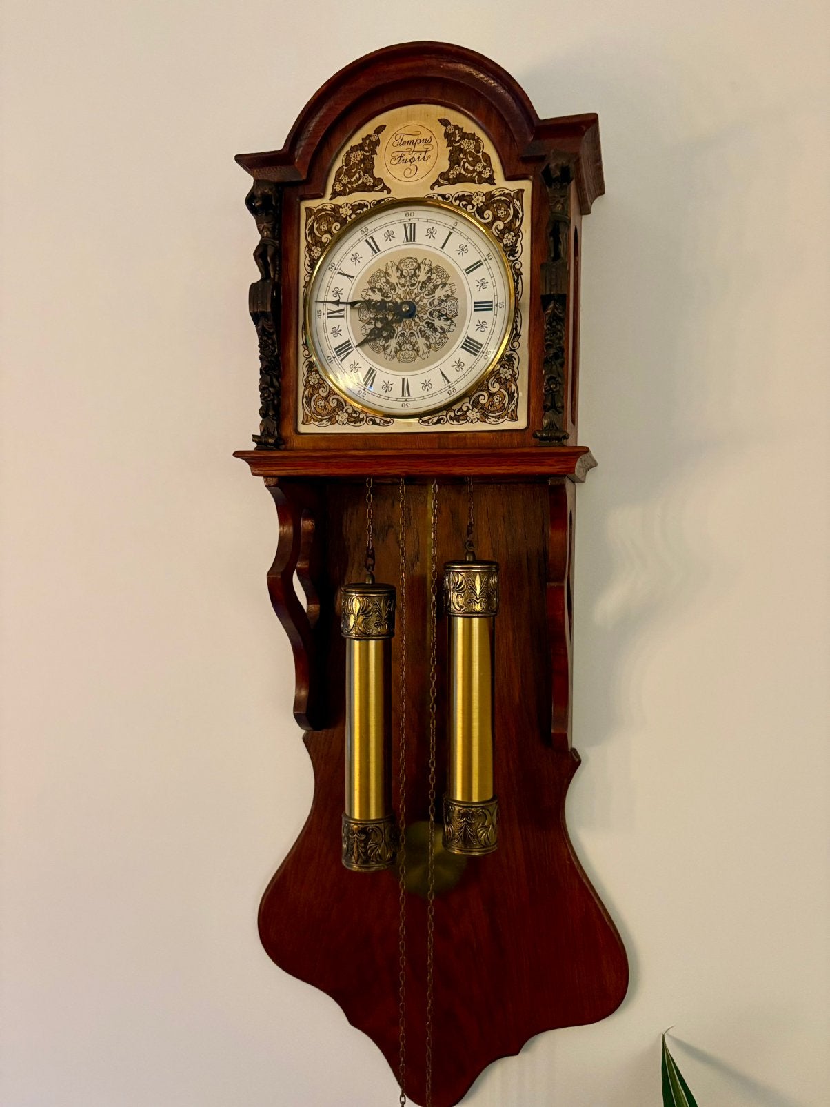 Mooie wandklok - Tempus Fugit, Ophalen