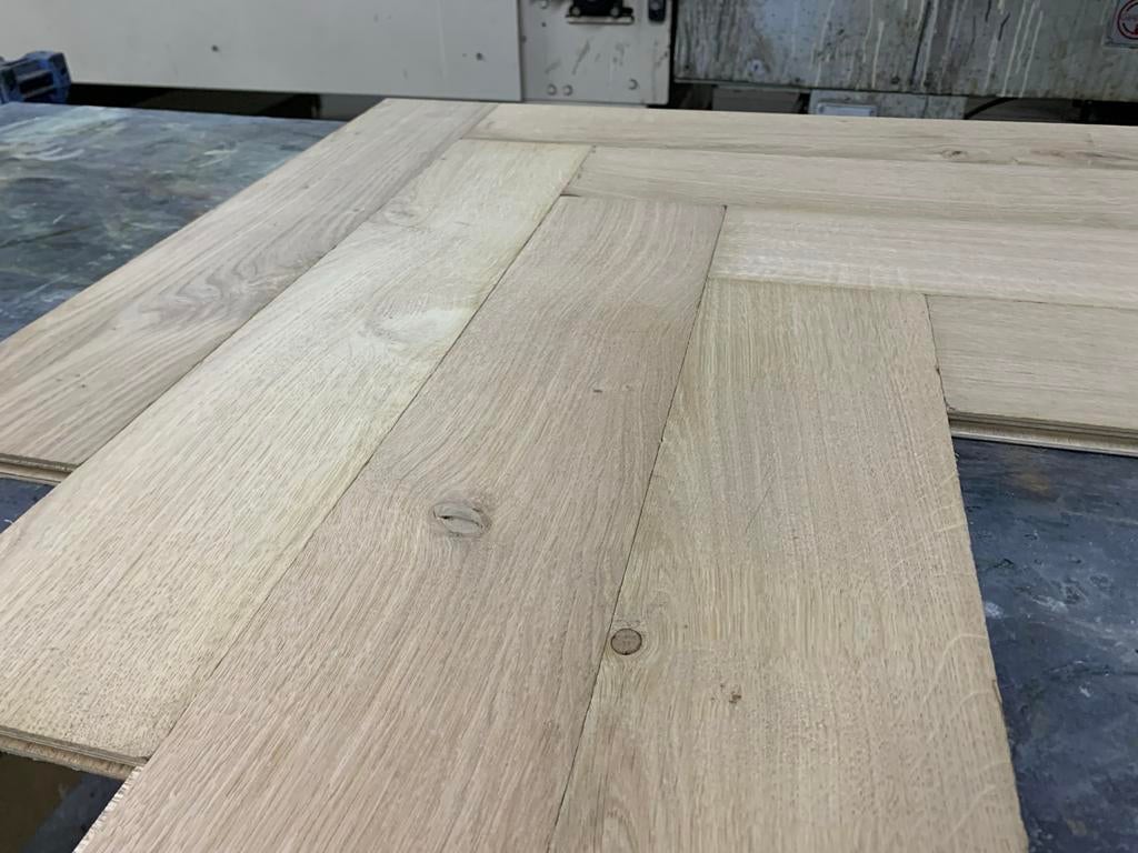 Foto 3 van Visgraat Multiplank Vloer 42m2 - Geschikt voor Vloerverwarmi