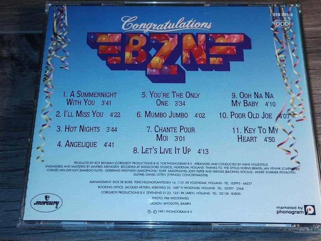 BZN - Congratulations, Ophalen of Verzenden, Zo goed als nieuw