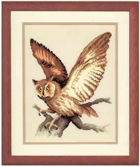 Borduurpakket Uil 75073, ., Nieuw, Ophalen of Verzenden, .