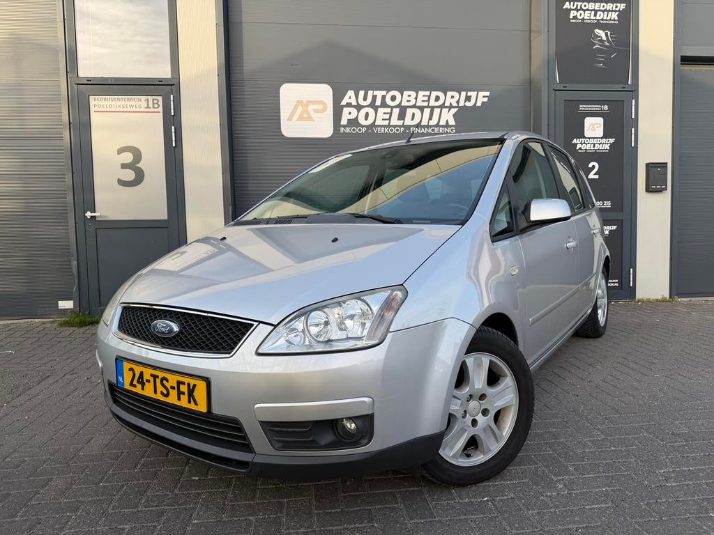 Ford C-Max 2.0 107KW AUT 2007 Grijs Airco Pdc Lage km Nap, 145 pk, Stof, Zwart, 4 cilinders